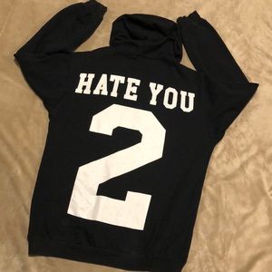 hate you 2 hoodie